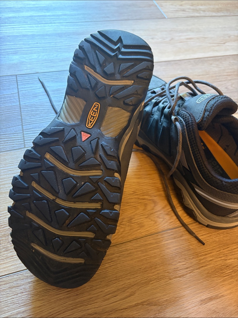 Keen Men's Dark Brown Athletic Trail Shoes - Picture 3 of 3